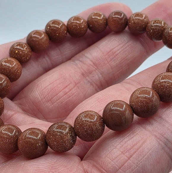 Brown Goldstone Bracelet - Picture 3 of 5